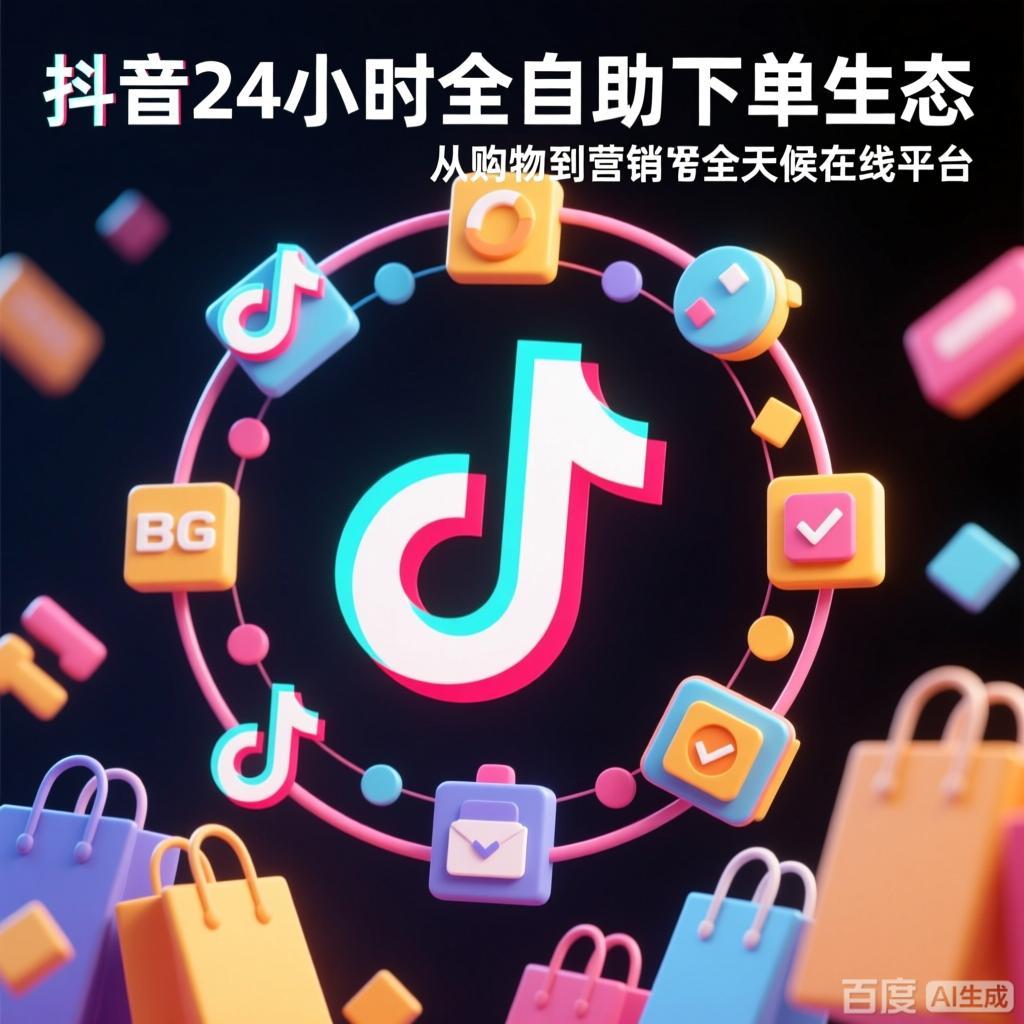 揭秘抖音24小时全自助下单生态：从购物到营销的全天候在线平台