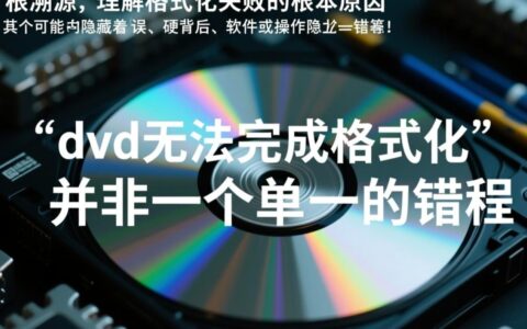 DVD无法完成格式化是什么原因，该如何解决？