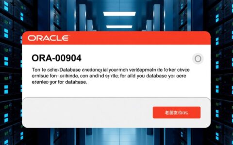 SQL报错00904无效标识符到底该如何解决?