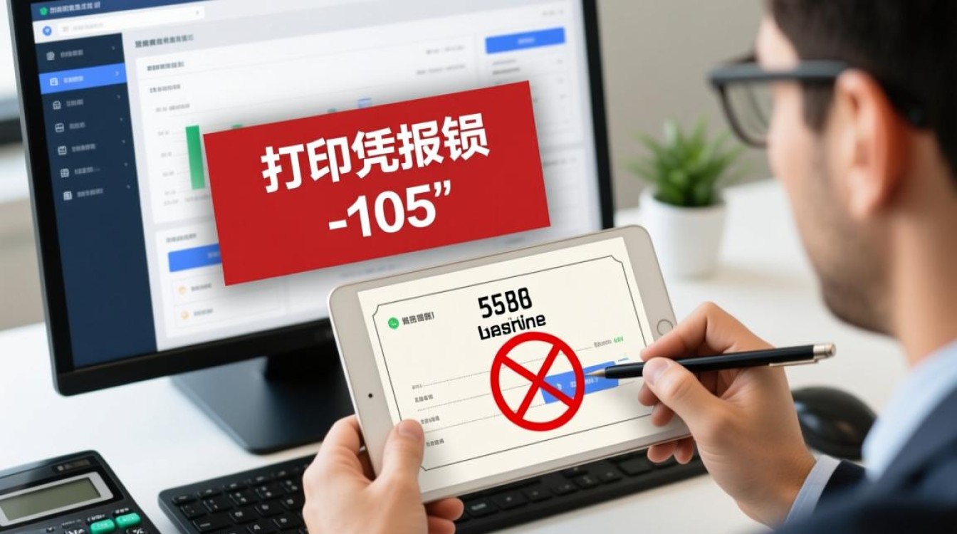 打印凭证报错-105是什么原因，该如何解决？