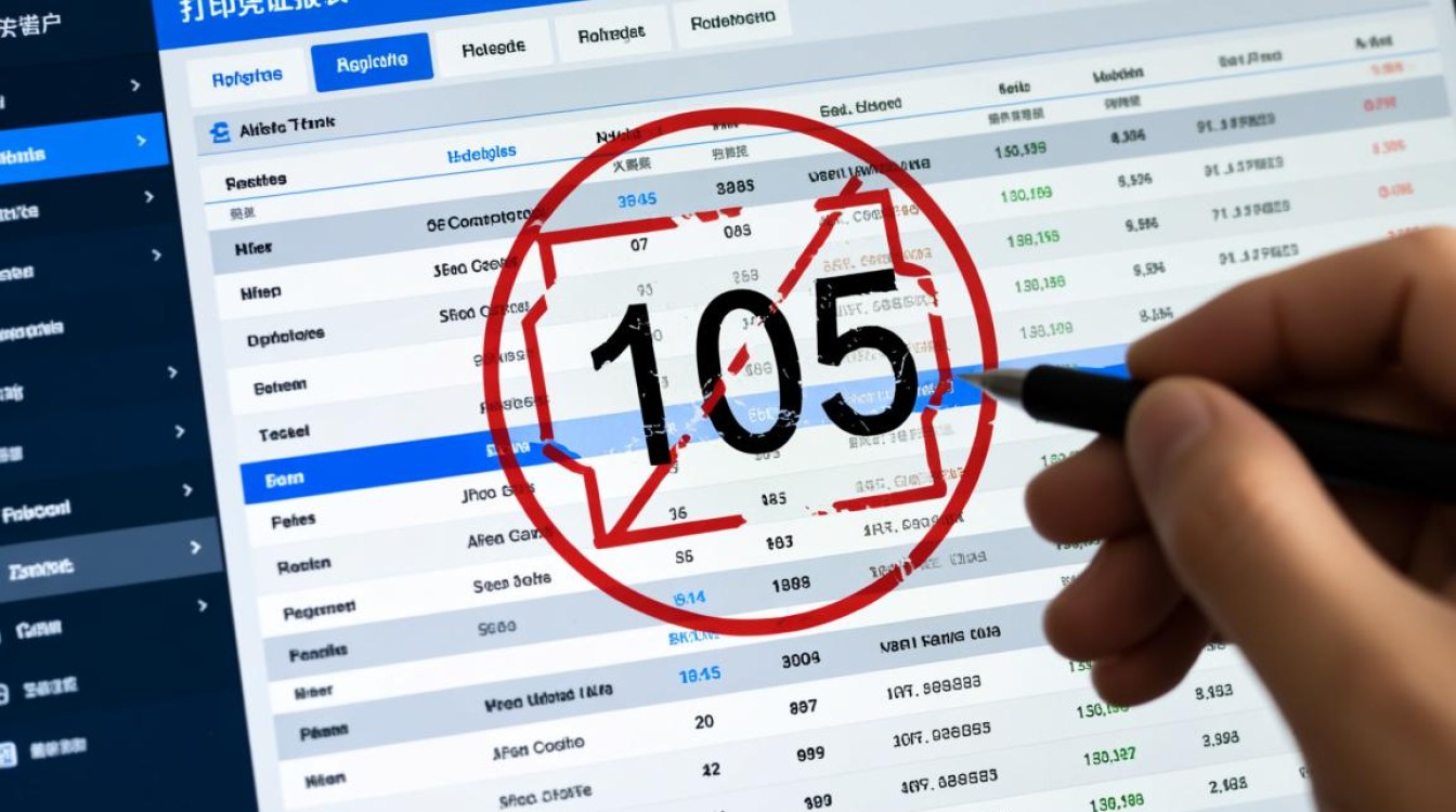 打印凭证报错-105是什么原因，该如何解决？
