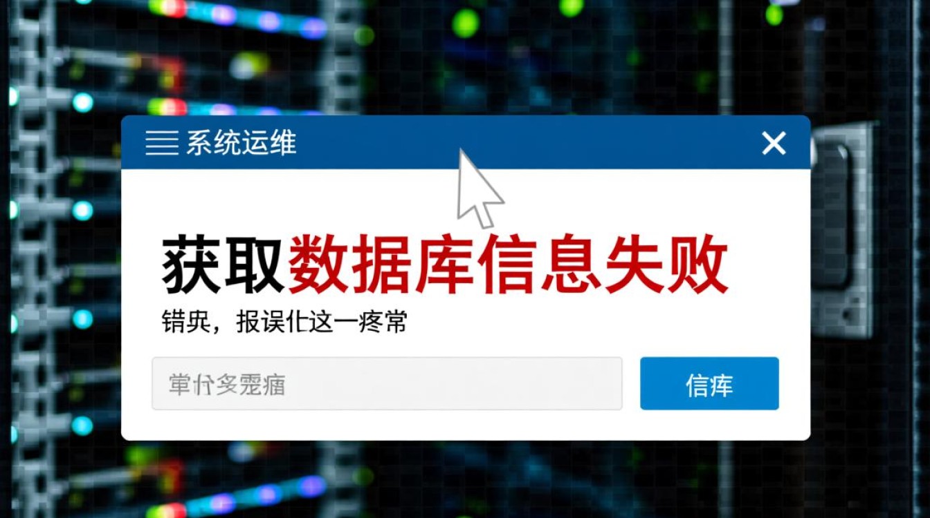 获取数据库信息失败是什么原因？有哪些快速解决方法？