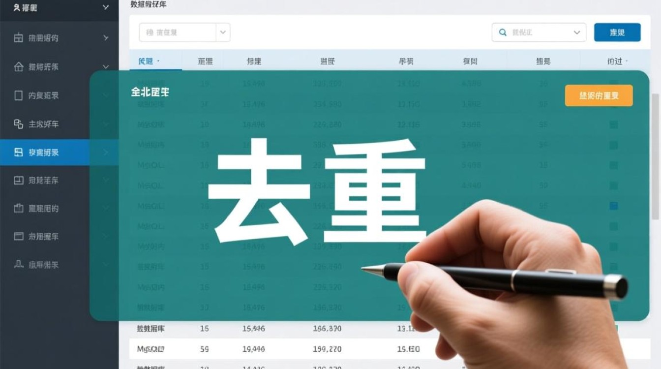 mysql数据库表中有重复数据，如何快速去重并保留一条？