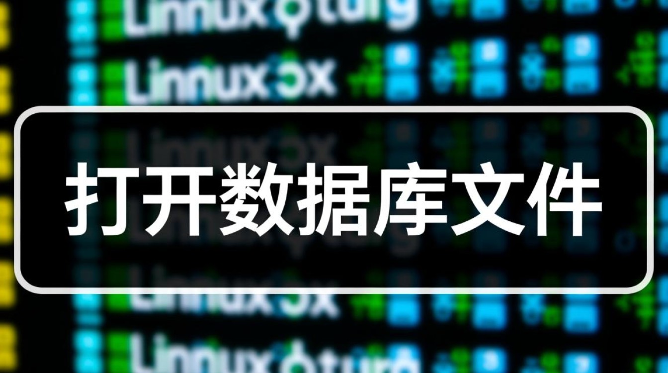 Linux下用什么命令可以打开数据库文件？