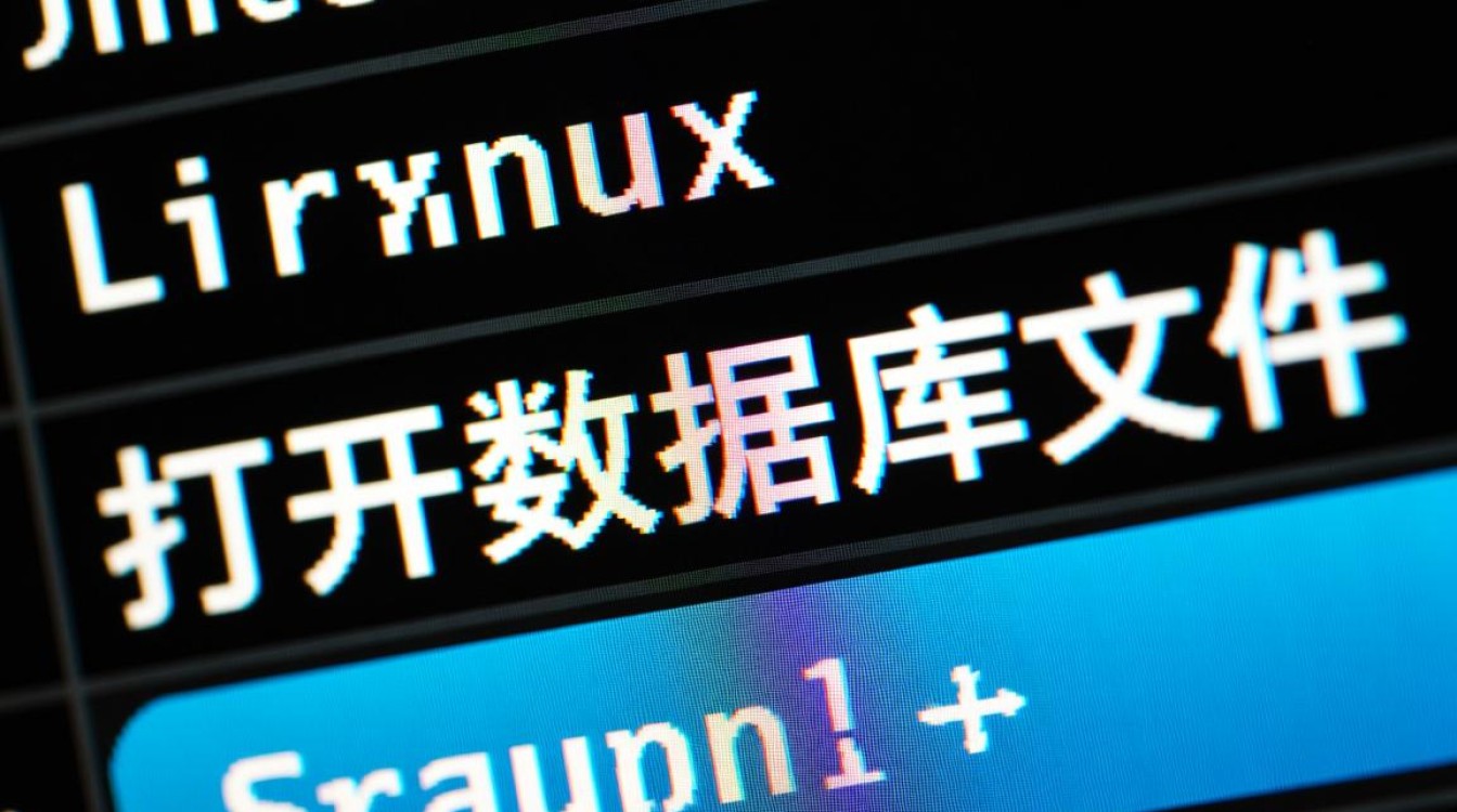 Linux下用什么命令可以打开数据库文件？