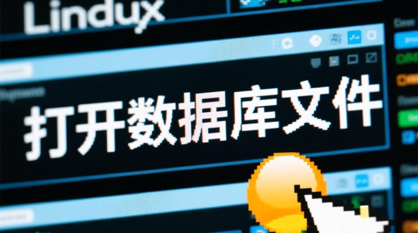在Linux中如何使用命令行工具打开数据库文件？