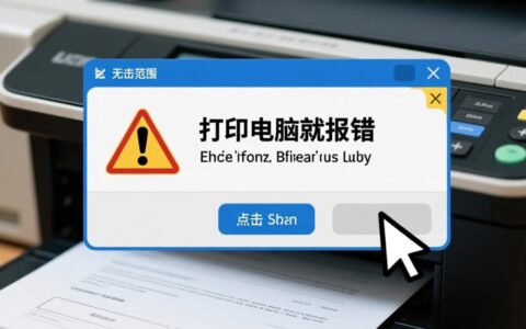 为什么电脑一打印就报错啊，是打印机驱动不兼容还是端口服务问题？