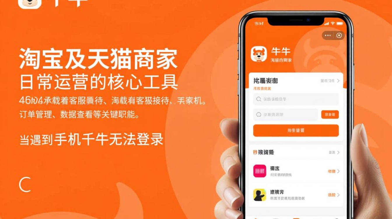 手机千牛无法登陆是什么原因，账号密码正确也登不上？