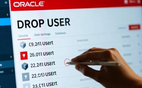 oracle用户删除不掉并报错，正确的删除方法是什么？