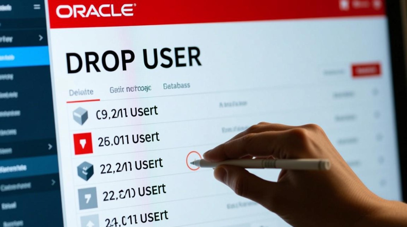 oracle用户删除不掉并报错，正确的删除方法是什么？