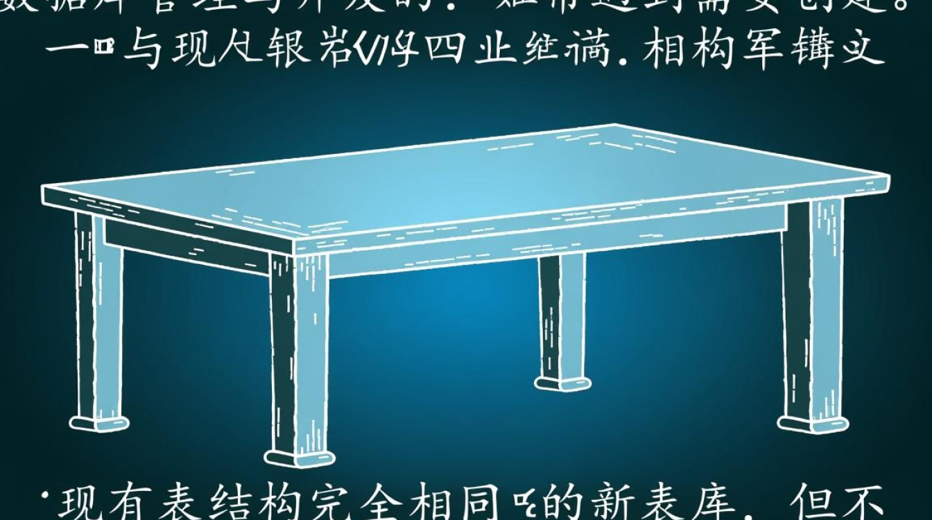 数据库表结构图如何完整复制并用于生成新表？