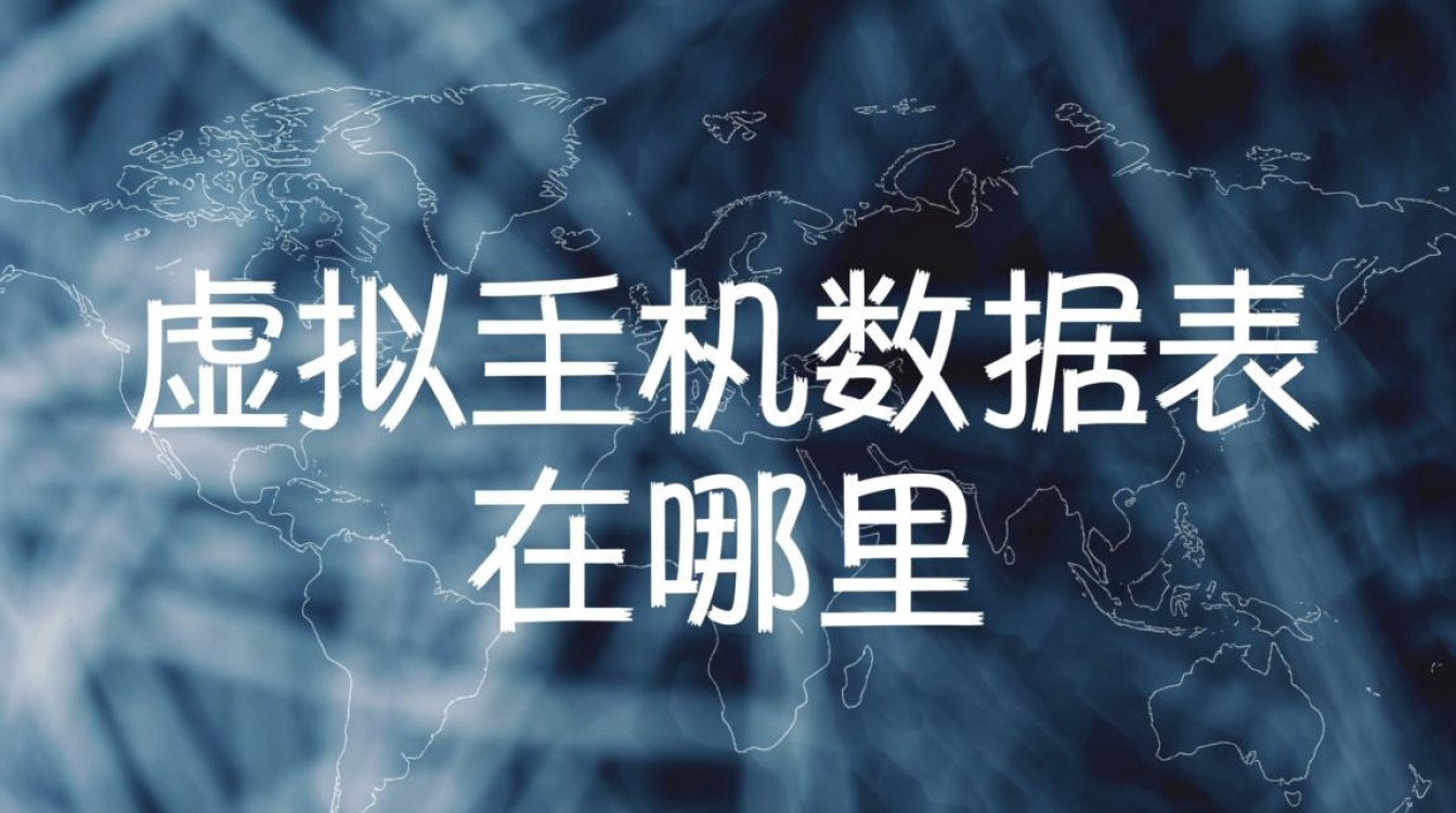 虚拟主机控制面板里，网站数据库的数据表在哪里？