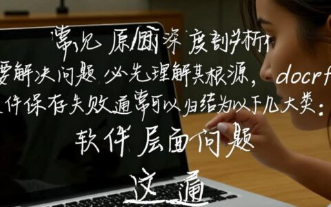 Word的docx文件保存报错是什么原因，要怎么才能解决？