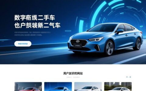 如何选择一款功能强大的二手车网站模板来快速搭建在线卖车平台？