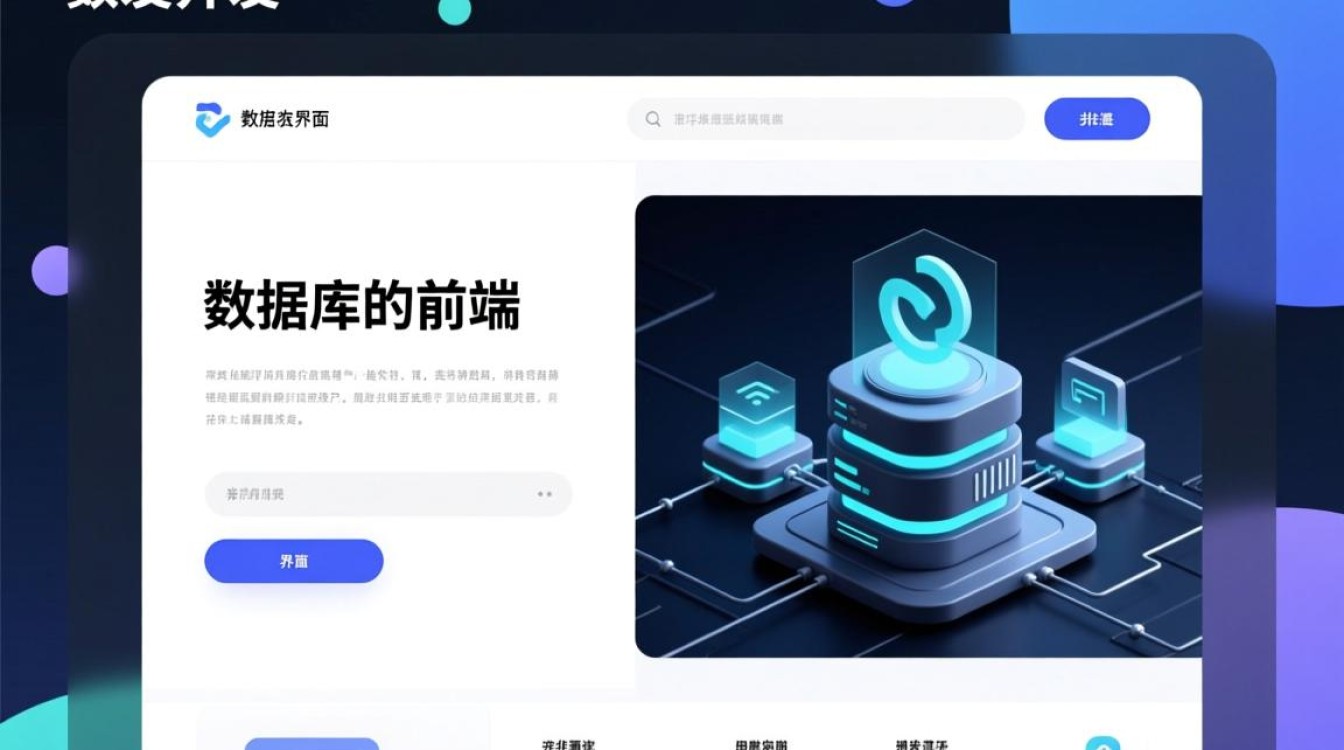 为数据库制作前端界面，具体流程和核心技术有哪些？