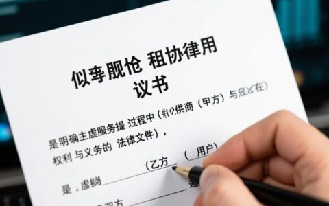 虚拟主机租用协议范本里有哪些必须注意的核心条款？