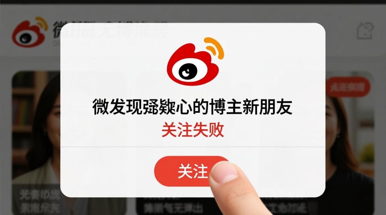 新浪微博突然无法关注他人，点击关注按钮没反应怎么办？