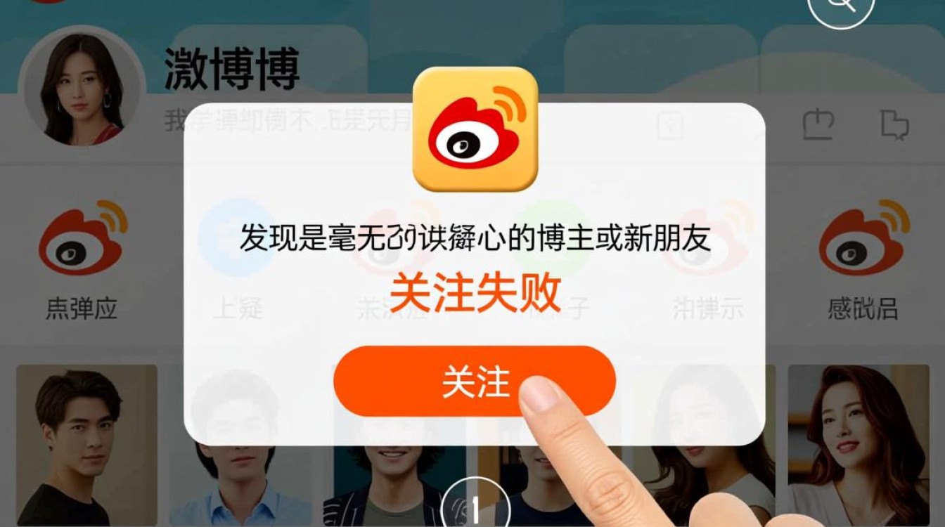 新浪微博突然无法关注他人，点击关注按钮没反应怎么办？