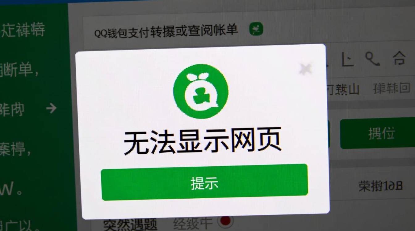 手机QQ钱包无法显示网页是什么原因？如何设置才能正常使用？