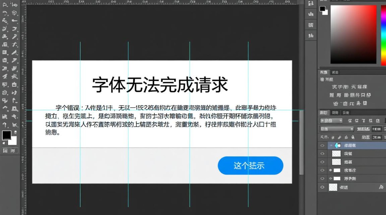 Photoshop提示字体无法完成请求，这个错误到底要怎么解决？