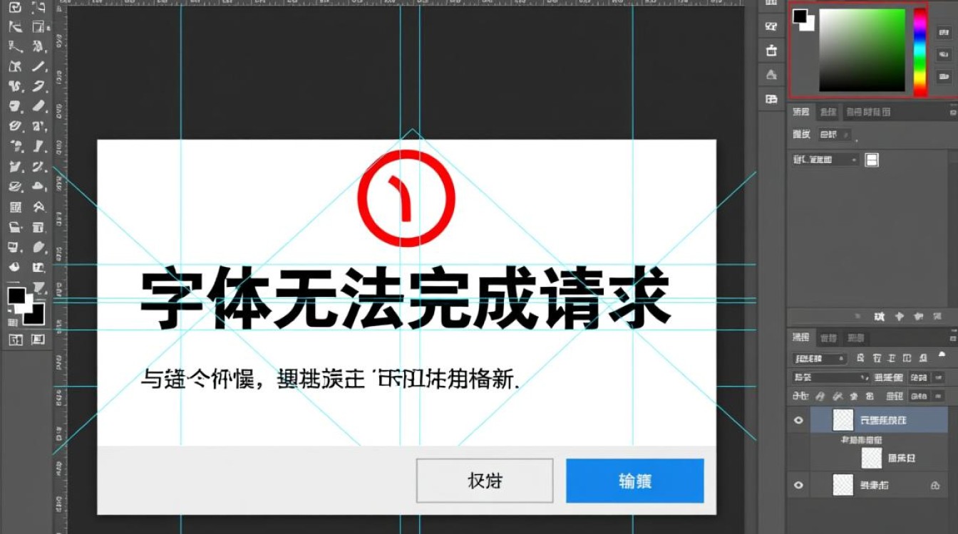 Photoshop提示字体无法完成请求，这个错误到底要怎么解决？