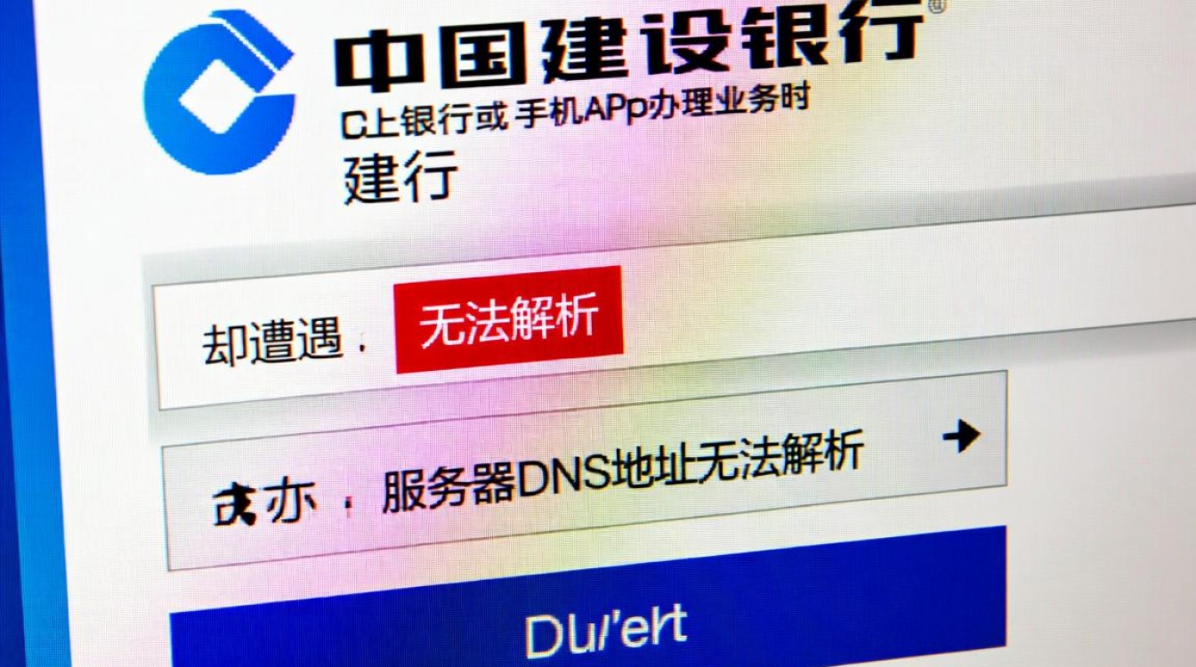 建设银行无法解析服务器，具体原因和解决方法是？