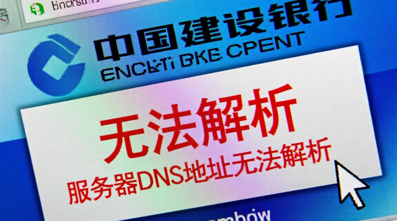 建设银行无法解析服务器，具体原因和解决方法是？