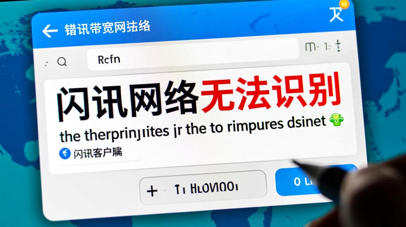 闪讯网络无法识别怎么办，如何快速解决？
