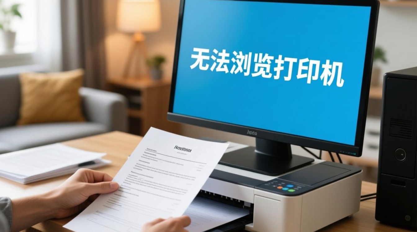 电脑无法浏览网络打印机，找不到设备怎么解决？