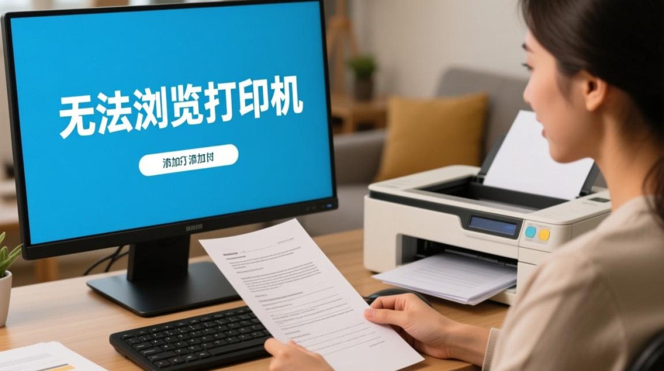 电脑无法浏览网络打印机，找不到设备怎么解决？