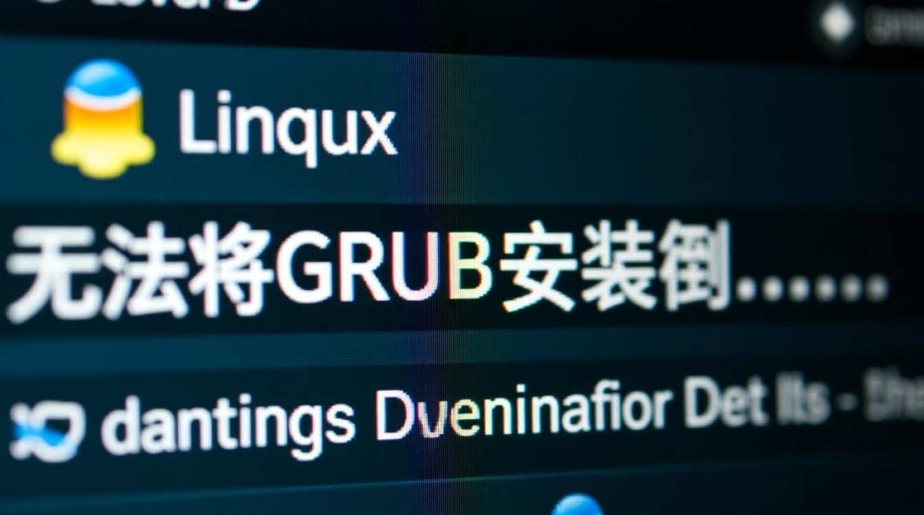 无法将grub安装到指定磁盘，这个错误如何解决？