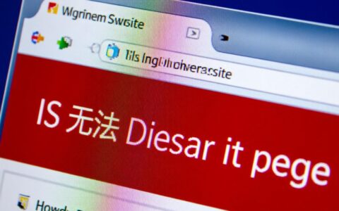 IIS网站无法显示该网页，到底该如何排查故障？