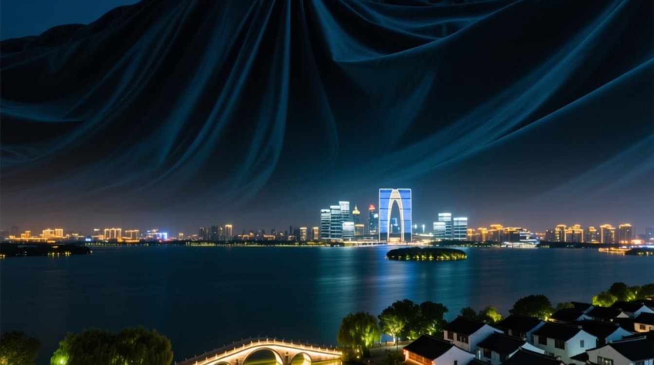 阳澄湖畔的服务器夜景，到底藏着什么秘密？