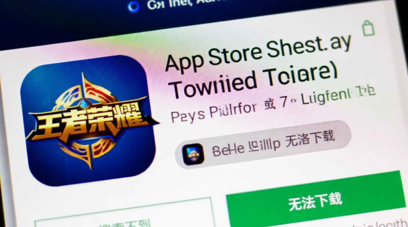 为什么我的苹果手机王者荣耀在App Store里下载不了啊？
