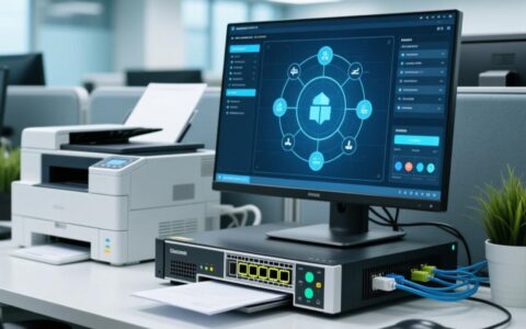 如何为办公室的联想无线打印服务器设置固定IP并连接所有电脑?