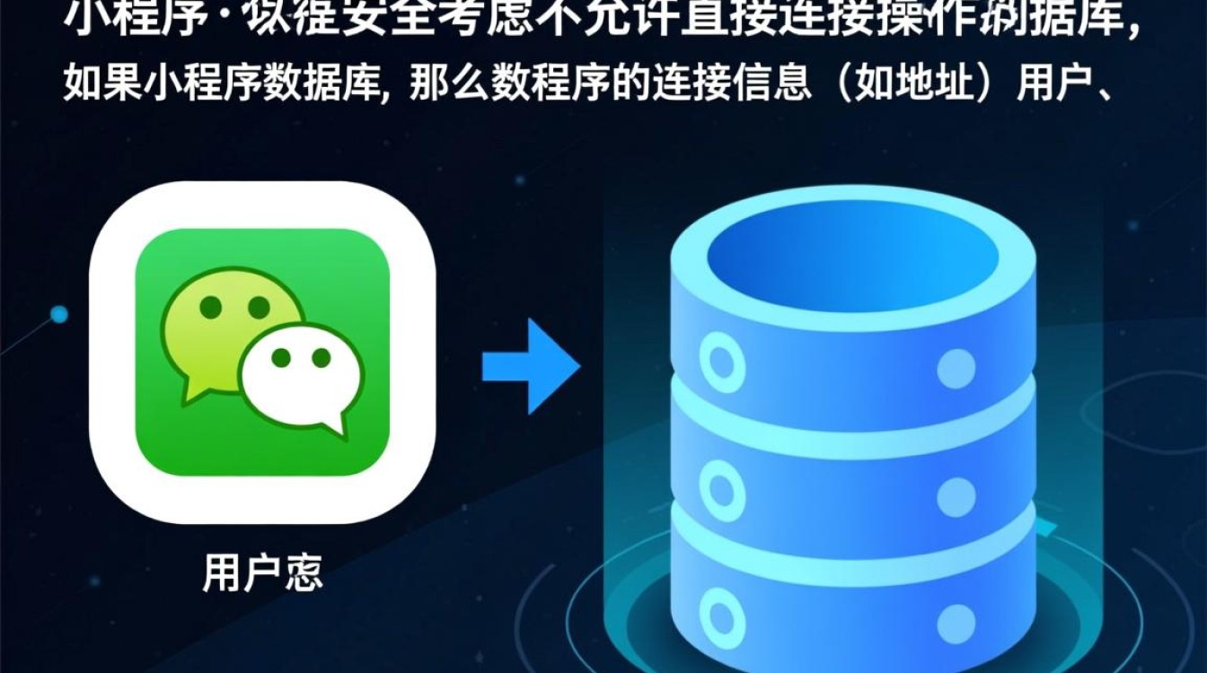 微信小程序如何通过后端接口来调用自己的私有数据库？