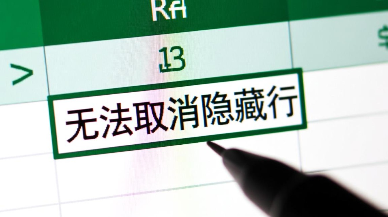 Excel无法取消隐藏行，如何解决？