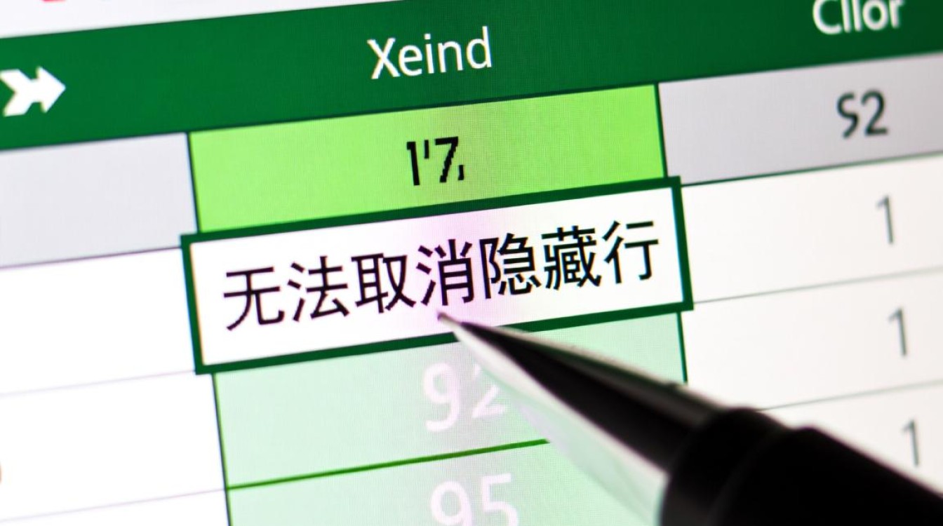 Excel无法取消隐藏行，如何解决？