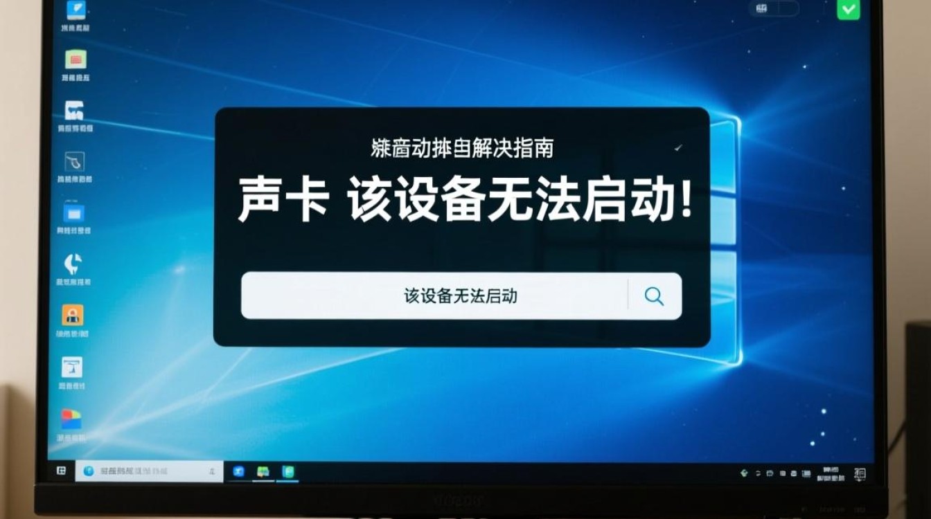 声卡显示该设备无法启动，如何解决驱动或硬件问题？