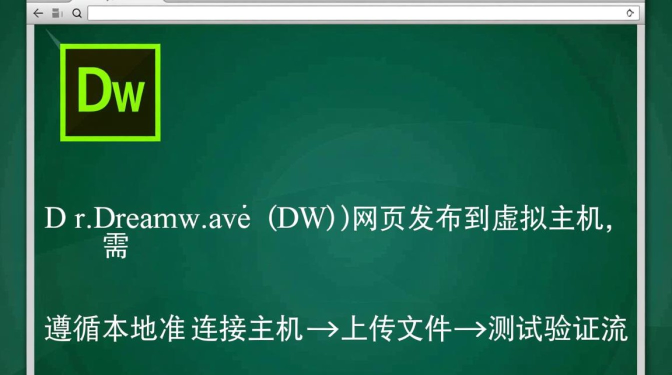 DW如何将网页发布到虚拟主机的详细步骤？