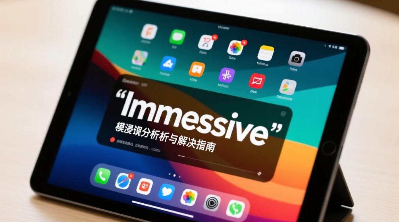 平板出现immersive报错怎么办？