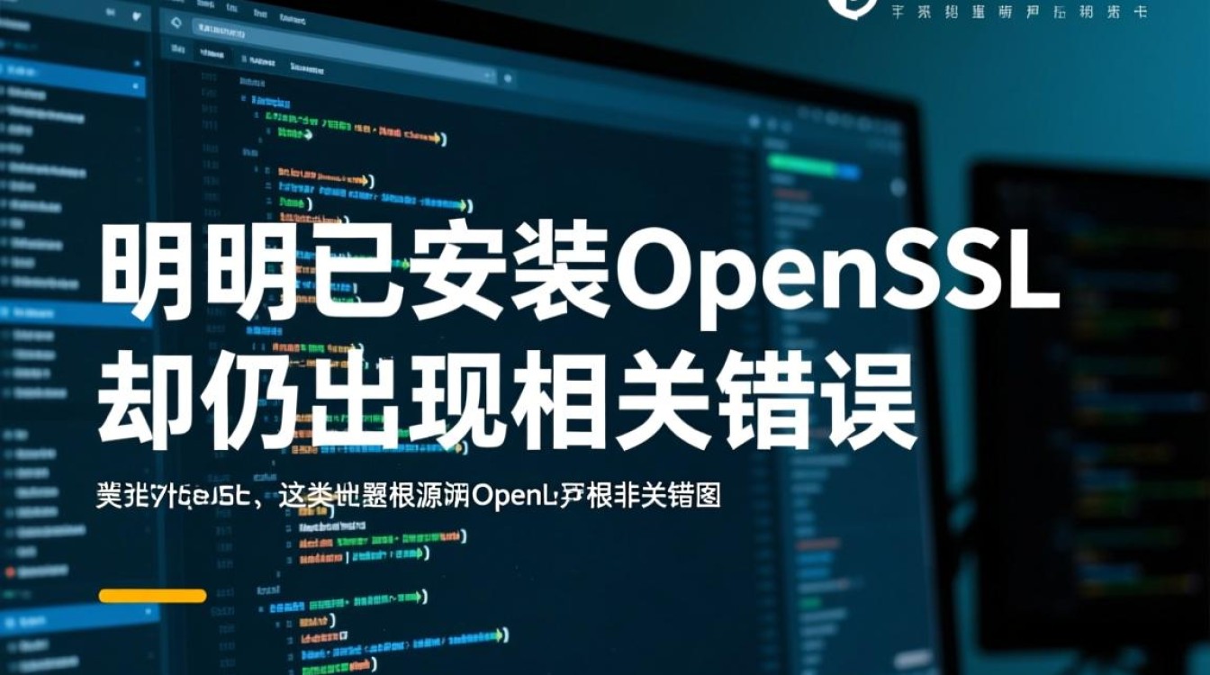 装了openssl还是报错为什么安装OpenSSL后仍提示缺少依赖？