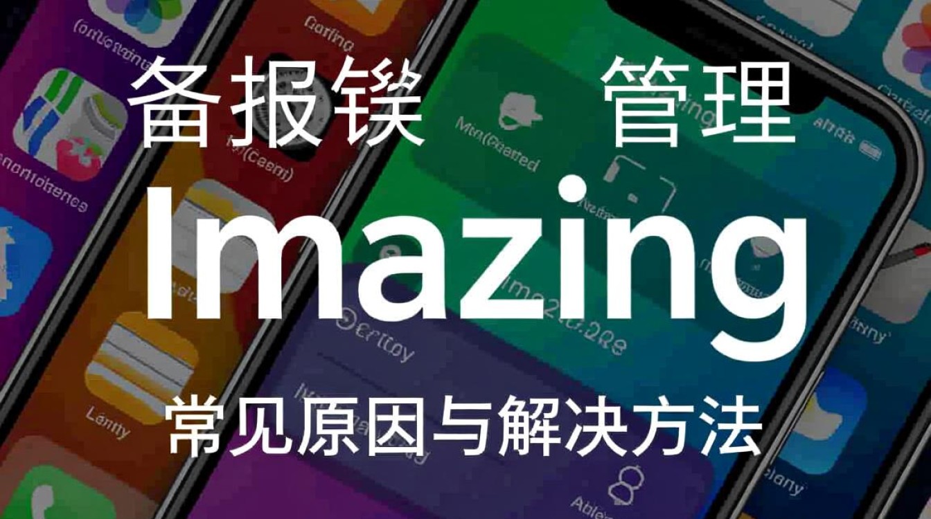 Imazing备份时总报错，无法完成操作怎么办？