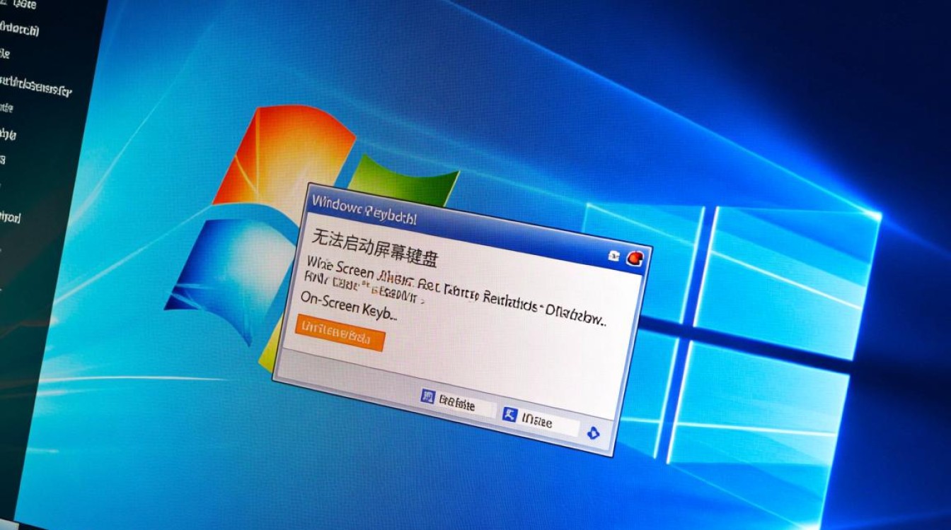 Win系统无法启动时如何打开屏幕键盘？