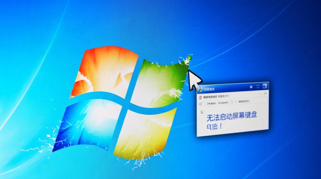 Win系统无法启动时如何打开屏幕键盘？