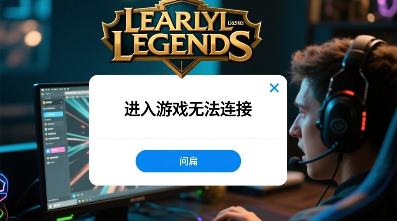 LOL进入游戏时显示无法连接服务器，怎么解决？