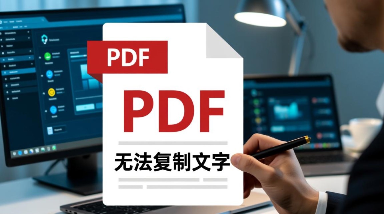 如何提取无法复制的PDF文档中的文字内容？