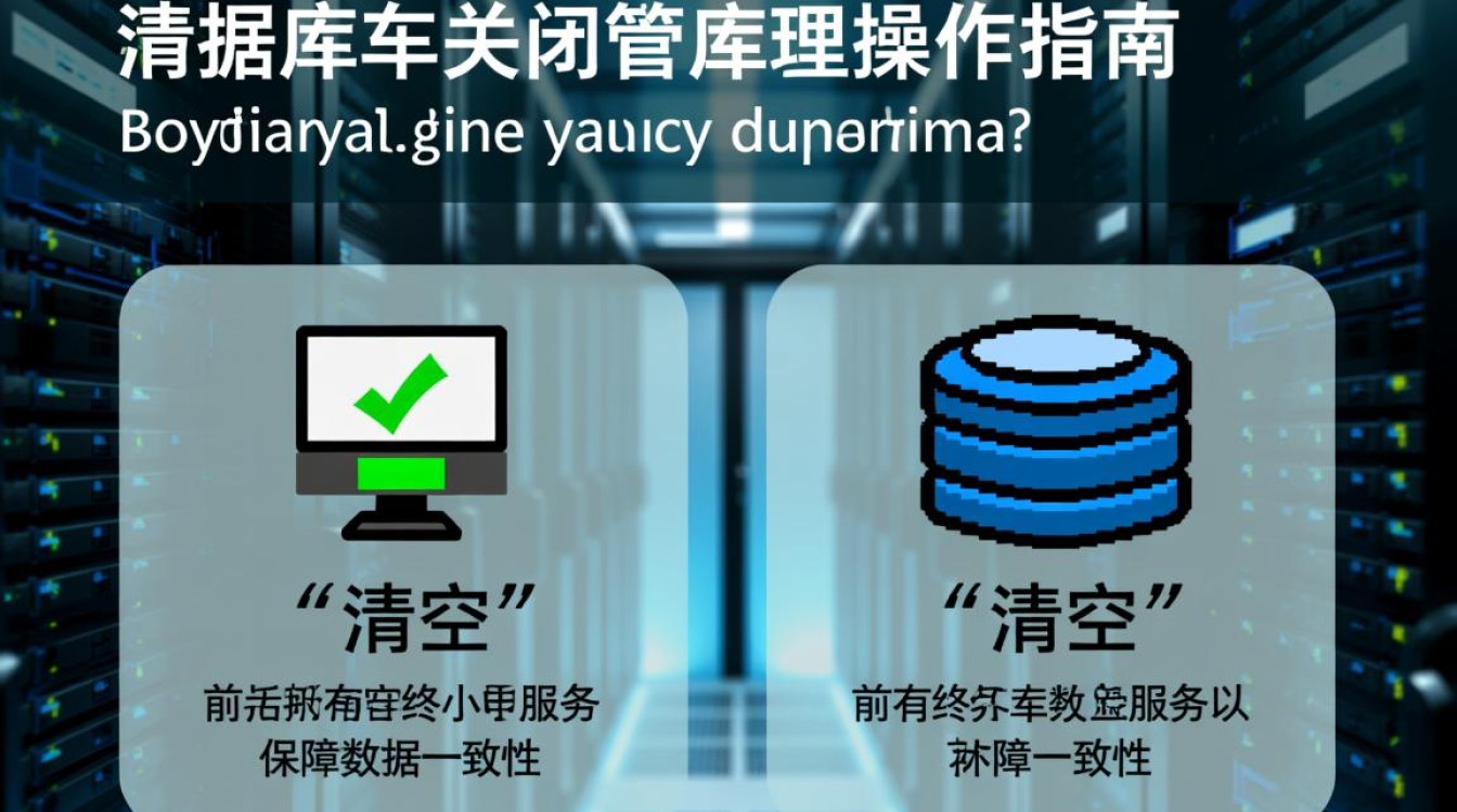 如何关闭并清空数据库？