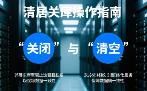 如何关闭并清空数据库？