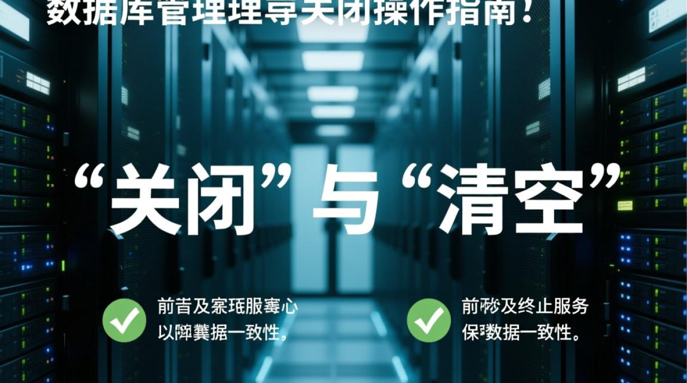 如何关闭并清空数据库？